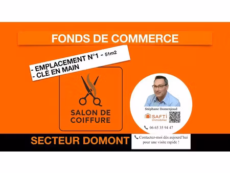 vente locaux professionnels 51 m² à domont (95330)  99 000 €