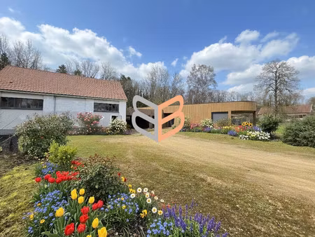 maison ossature bois neuve avec grand atelier de 100m2 et grand