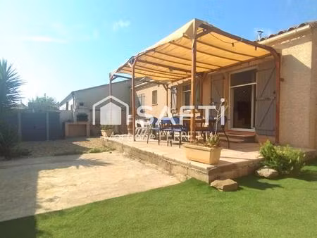 maison plain-pied 85 m² avec garage sur terrain de 373 m²