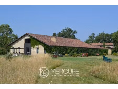gers - gimont - piscine - vue sur pyrénées - maison de gardien