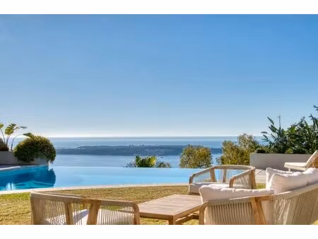 cannes californie – location longue durée | villa contemporaine  vue mer & îles de lérins 