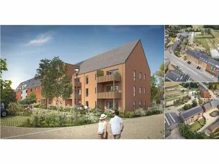 immeuble mixte à vendre avec terrasse et jardin   les bons villers (vbd84006)