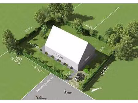 terrain à bâtir ouvert à la construction 7a 72ca