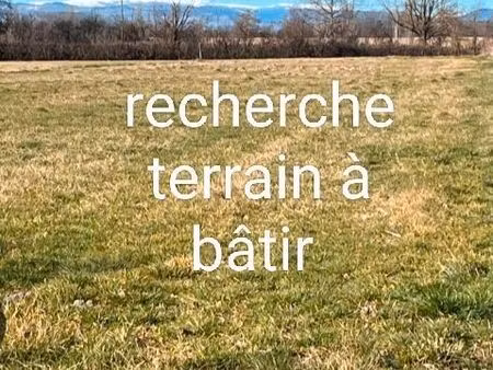 recherche terrain constructible  hors lotissement