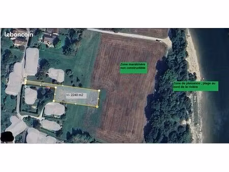 superbe terrain plat