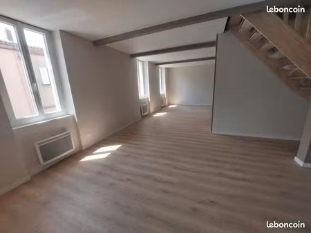 appartement t3 70m2 centre saverdun