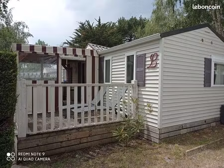 vente mobil-home 6 pers en camping 4 étoiles le clos du moulin à la bernerie en retz