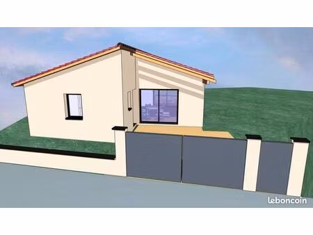 terrain avec projet de construction validé