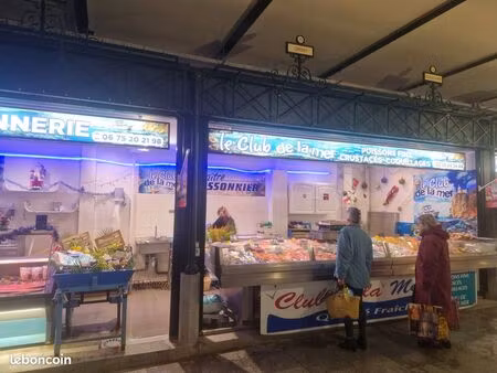 poissonnerie à 1h de rungis à vendre (89)