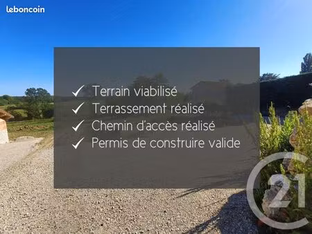 terrain 1 695 m² polliat