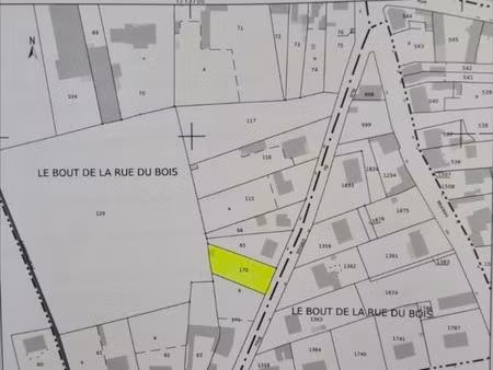 terrain 595 m² flavy le martel