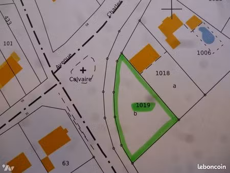 terrain 898 m² ribemont