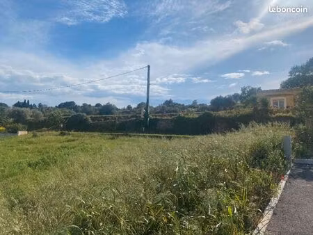 terrain 500 m² boutenac