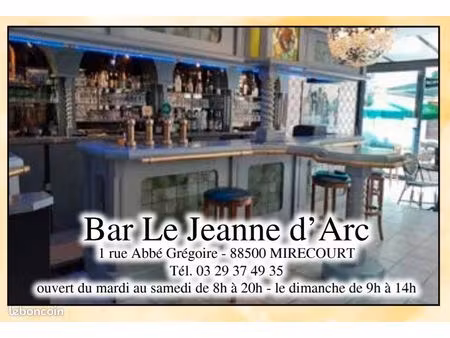 bar jeanne d'arc mirecourt