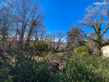 terrain viabilisé raccordé à l’égout et eaux pluviales entrée de saint-vallier-de-thiey
