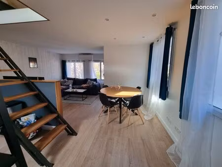 studio 38m² comme un f2 à mery sur oise (95) + chambre en mezzanine (10 min/cergy)