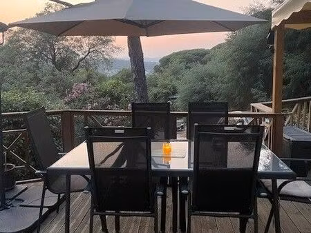 grand mobil home sur gassin montana parc