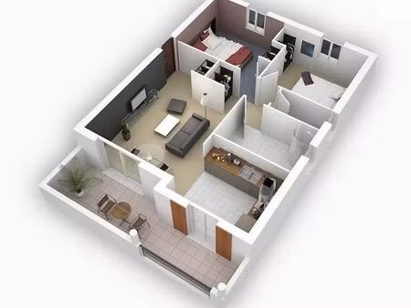 appartement t3 de 67m2