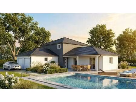 terrain avec maison neuve à vendre
