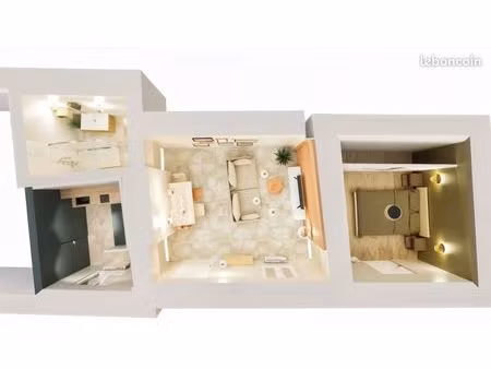 location meublé t2 sur pérouges