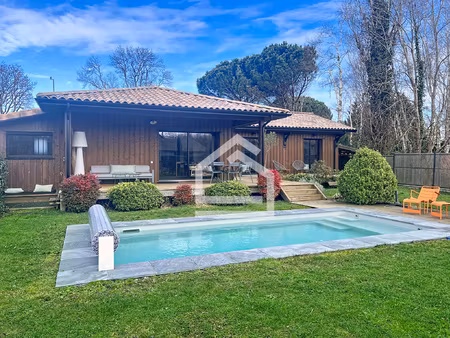 lacanau coup de coeur superbe maison en bois avec piscine et