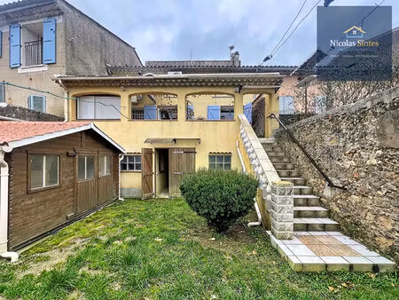 maison de village 124 m² avec jardin  terrasses  double garage & ateliers. la roquebrussan