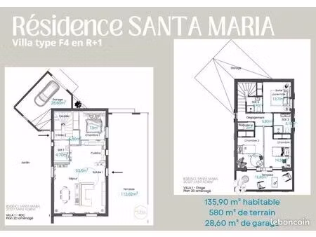 exclusivité – villa neuve en vefa à saint-florent – secteur cathédrale