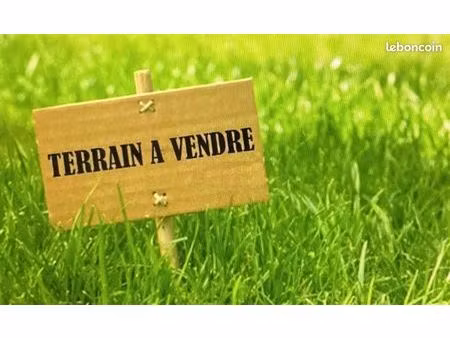 magnifique terrain constructible 1320 m2