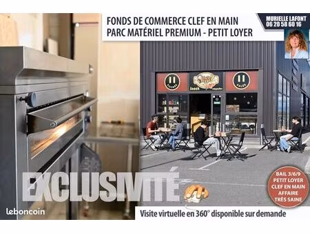 fonds de commerce  snack 35 m² capendu