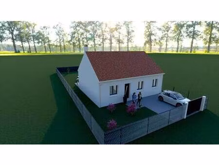 terrain avec maison neuve à vendre