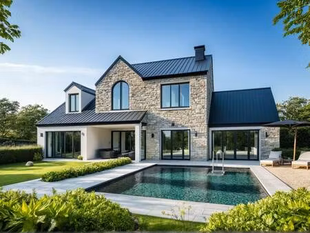 terrain avec maison neuve à vendre