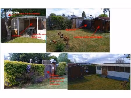 a vendre mobil home et sa parcelle