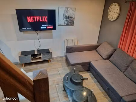 location 2 pièces duplex meublé