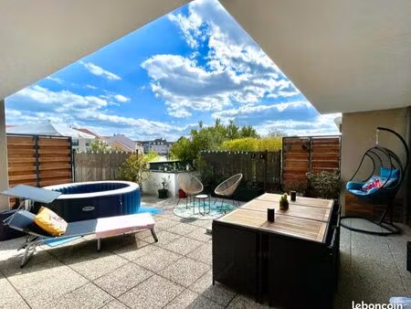 ? rare à tigery – appartement 4p 87m² + terrasse 45m² plein sud + 3 parkings