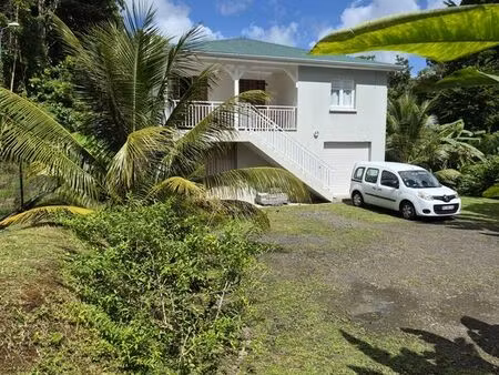 saint-joseph : villa f4 (2018) + revenu locatif + zone constructible