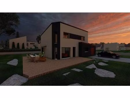 terrain avec maison neuve à vendre