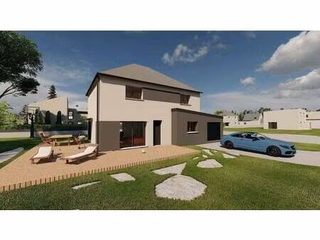 terrain avec maison neuve à vendre