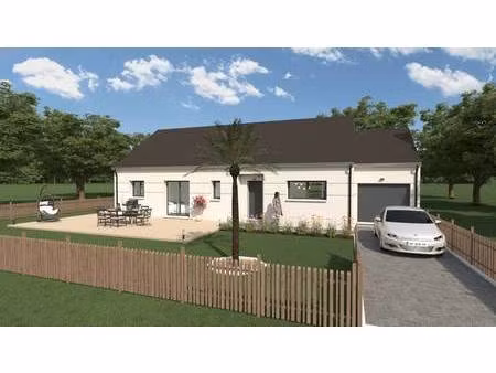 terrain avec maison neuve à vendre