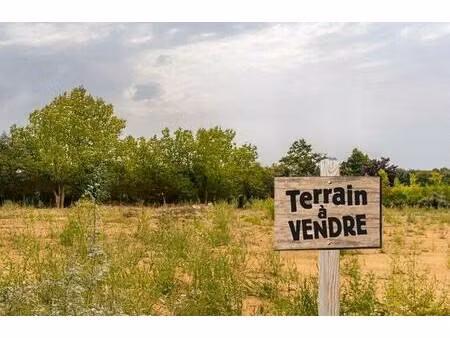 terrain constructible à vendre