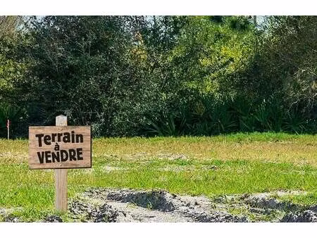 terrain constructible à vendre