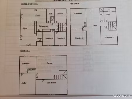 grande maison individuelle en impasse 6 chambres