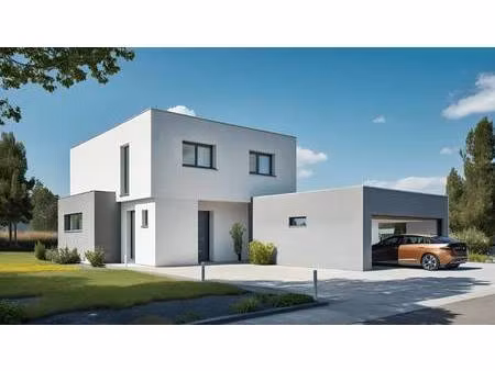 terrain avec maison neuve à vendre