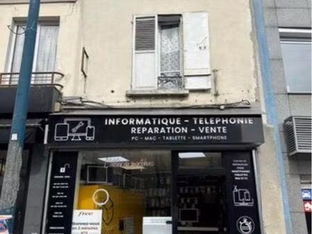 bail a ceder boutique avec appartement