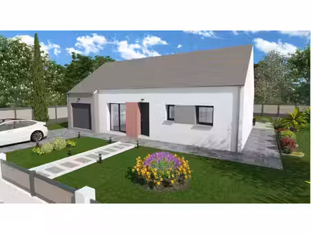 terrain avec maison neuve à vendre