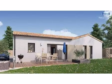 terrain avec maison neuve à vendre