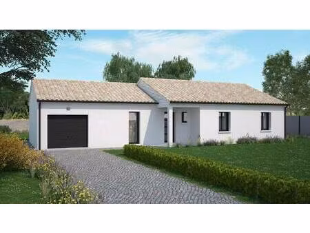 terrain avec maison neuve à vendre