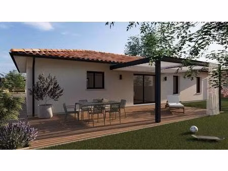 terrain avec maison neuve à vendre