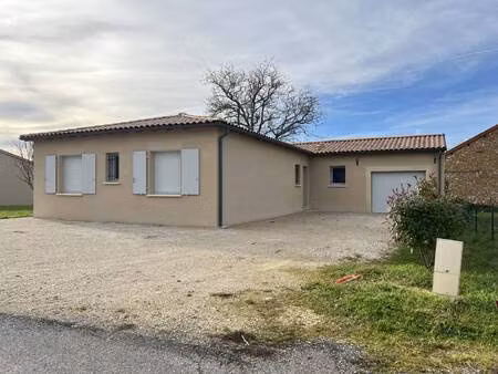 terrain avec maison neuve à vendre