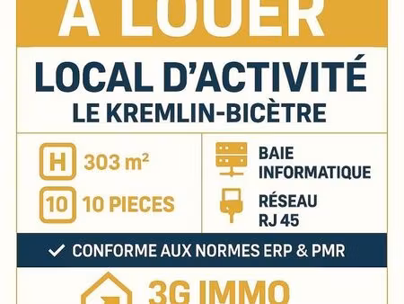 local d'activité 303 m²