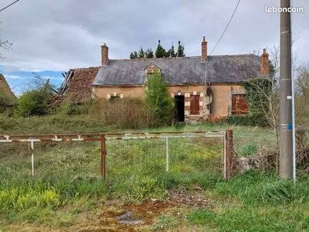 à vendre terrain avec maison à rénover entièrement